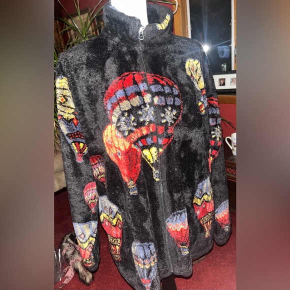 Mazmania Colorful Hot Air Balloon Patterned Jacket - Picture 1 of 3